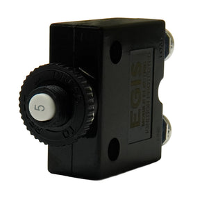 Egis 5A Push Button Panel Mount Circuit Breaker  Screw Terminals 471005