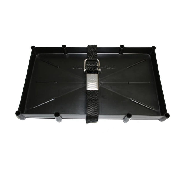 TH Marine 31 Series Battery Holder Tray wStainless Buckled Strap NBH31SSCDP