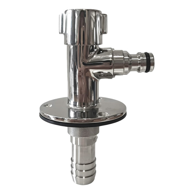 Flushmaster Quarter Turn Quick Connect Water Spigot  90Degree SMQCWS90