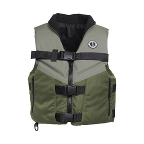 Mustang Accel Foam Vest  GreenGrey  Medium MV4627833M