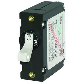 Blue Sea 7222 ACDC Single Pole Magnetic World Circuit Breaker  30AMP 7222