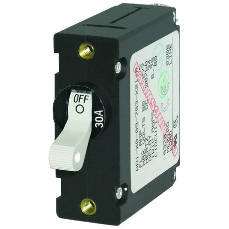 Blue Sea 7222 ACDC Single Pole Magnetic World Circuit Breaker  30AMP 7222