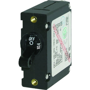 Blue Sea 7204 AC  DC Single Pole Magnetic World Circuit Breaker  10 Amp 7204