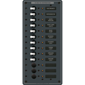 Blue Sea 8376 Panel DC 13 Position Vertical 8376