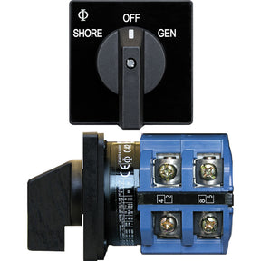 Blue Sea 9011 Switch AV 120VAC 65A OFF 2 Positions 9011