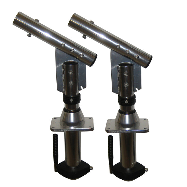 Lees Sidewinder BoltIn Outrigger Mounts LayDown Version  SilverPair SW9300