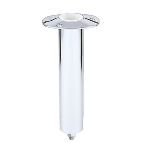 Lees 0 Degree Stainless Steel Swivel Base Flush Mount Rod Holder 225 OD X 105 Tube RH577V