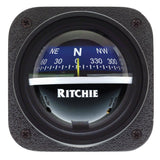 Ritchie V537B Explorer Compass  Bulkhead Mount  Blue Dial V537B