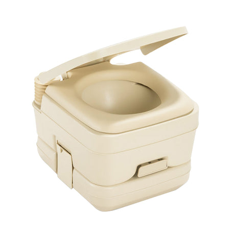 Dometic 964 Portable Toilet wMounting Brackets  25 Gallon  Parchment  311096402