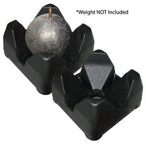 Scotty 3022BK Weight Mate  Black 2 Pack 3022BK