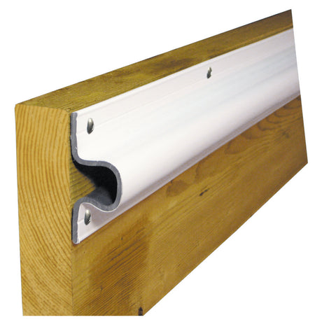 Dock Edge C Guard Economy PVC Profiles 10ft Roll  White DE1132F