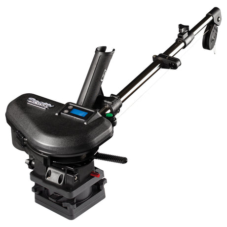 Scotty 2106 HP Depthpower Electric Downrigger 60 SS Telescoping Boom wSwivel Base  Single Rod Holder 2106