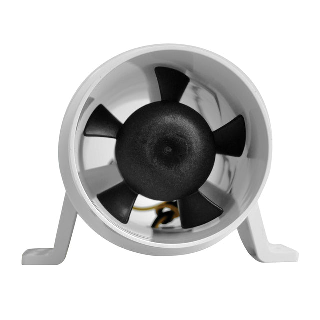 Attwood Turbo 3000 Series WaterResitant InLine Blower  12V  White 17334