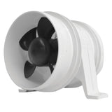 Attwood Turbo 4000 Series II WaterResistant InLine Blower  12V  White 17494