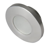 Lumitec Orbit  Flush Mount Down Light  Brushed Finish  3Color BlueRed Non Dimming wWhite Dimming Light 112508