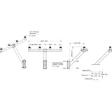Scanstrut TB01 TBar Mount fGPSVHF Antenna TB01