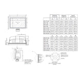 Scanstrut Scanpod Slim Deck Pod  f10 to 12 Display  White SPD12W