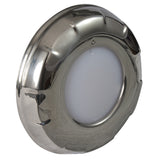 Lumitec Aurora  LED Dome Light  Polished SS Finish  2Color WhiteRed Dimming 101139