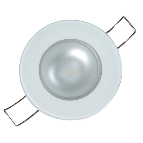 Lumitec Mirage  Flush Mount Down Light  Glass Finish  3Color RedBlue Non Dimming wWhite Dimming 113198