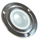 Lumitec Shadow  Flush Mount Down Light  Polished SS Finish  3Color RedBlue Non Dimming wWhite Dimming 114118