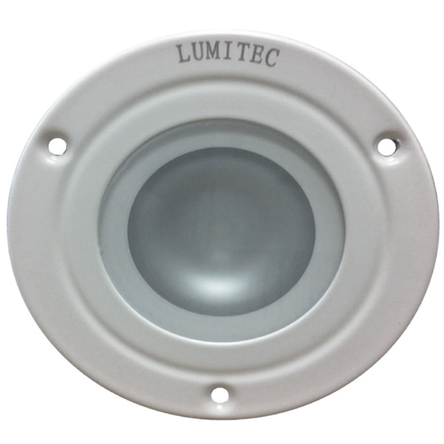 Lumitec Shadow  Flush Mount Down Light  White Finish  3Color RedBlue NonDimming wWhite Dimming 114128