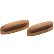 Whitecap Teak Oval Drawer Pull  4L  2 Pack 60147A