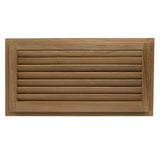 Whitecap Teak Louvered Insert  938 x 18 x 34 60716