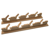 Whitecap Teak LockIn FourRod Storage Rack 60620