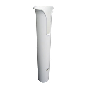 TACO Poly ThruBolt Rod Holder wMounting Holes  No Hardware  White P04011W