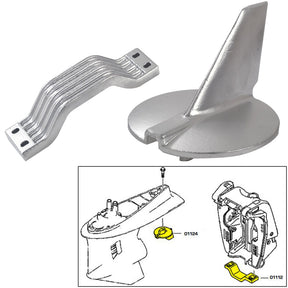 Tecnoseal Anode Kit  Yamaha 200250HP  Zinc 21104