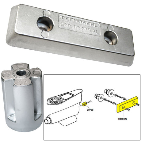 Tecnoseal Anode Kit  Volvo IPS  ZincAluminum 20715