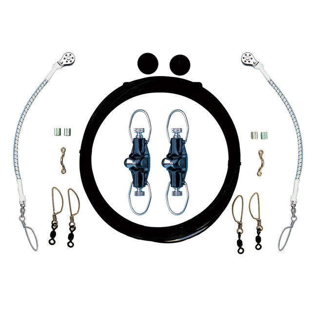 Rupp Single Rigging Kit wNokOuts  Black Mono 160 Lines CA0025MO
