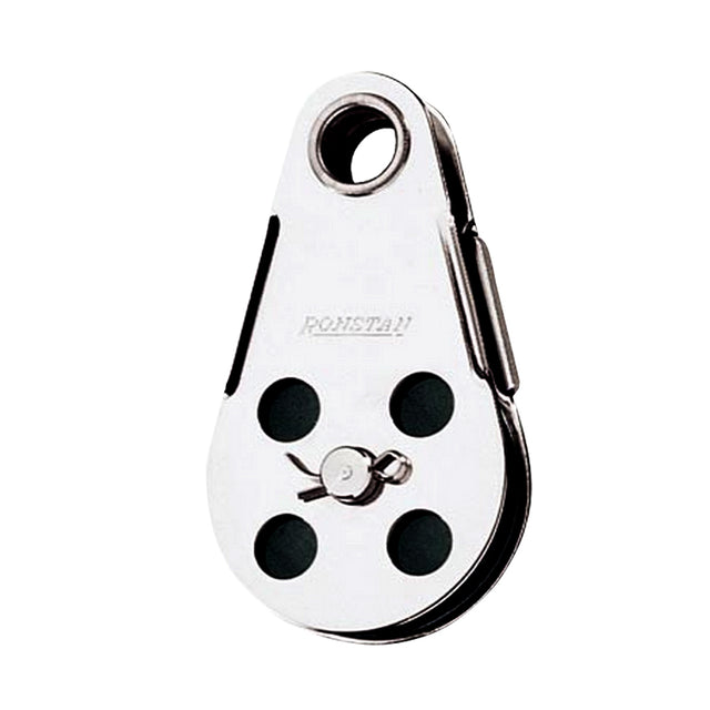 Ronstan Wire Block  Tubular Rivet Head wRemovable Nylatron Sheave  45mm 134 Sheave Diameter RF103