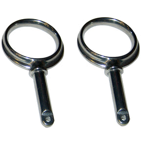Perko Round Type Rowlock Horns  Plain Zinc 1267DP0ZNC