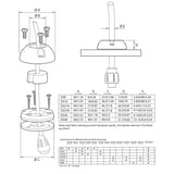 Scanstrut DS6P Vertical Cable Seal DS6P