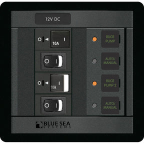 Blue Sea 1522 360 Panel Dual Bilge Pump Control 1522