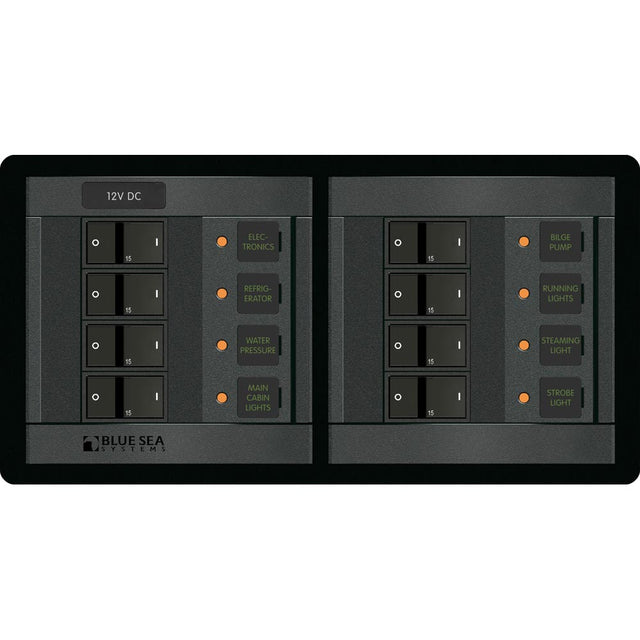 Blue Sea 1225 12V DC 8 Position  Horizontal 1225