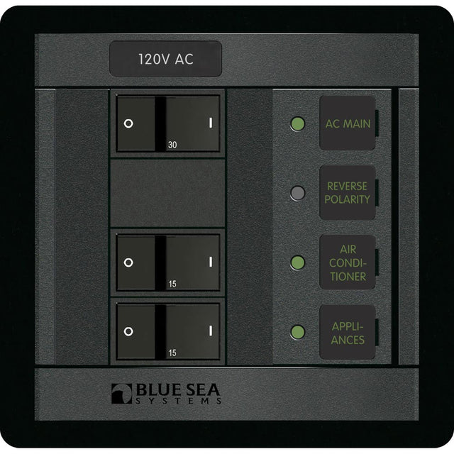 Blue Sea 1214 120V AC Main  2 Positions 1214