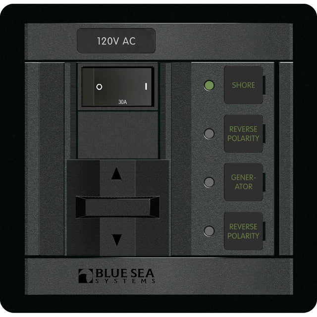 Blue Sea 1208 120V AC 2 Sources  30A 1208