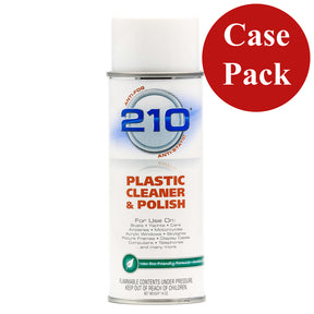 Camco 210 Plastic Cleaner Polish  14oz Spray  Case of 12 40934CASE