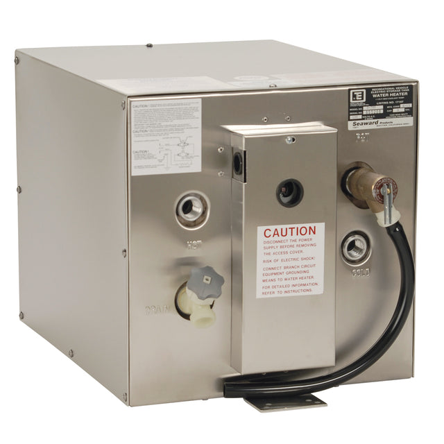 Whale Seaward 6 Gallon Hot Water Heater wRear Heat Exchanger  Stainless Steel  120V  1500W S700