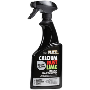 Flitz Instant Calcium Rust  Lime Remover  16oz Spray Bottle CR 01606