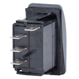 Blue Sea 7932 Contura II Switch SPDT Black  ONOFFON 7932
