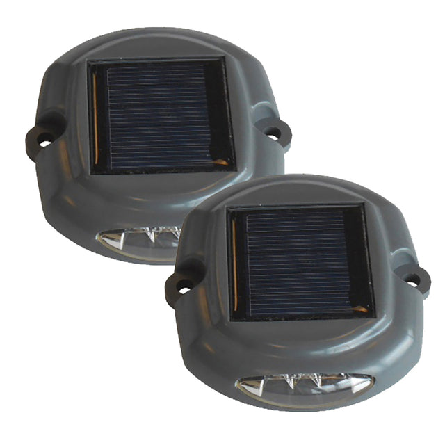 Dock Edge Docklite Solar Dock  Deck Light  2Pack DE96262F