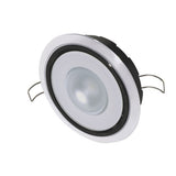 Lumitec Mirage Positionable Down Light  Spectrum RGBW Dimming  White Bezel 115127