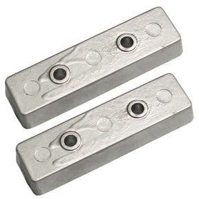 Tecnoseal TECBNT Bennett Trim Tab Anode  Zinc  Pair KITTECBT