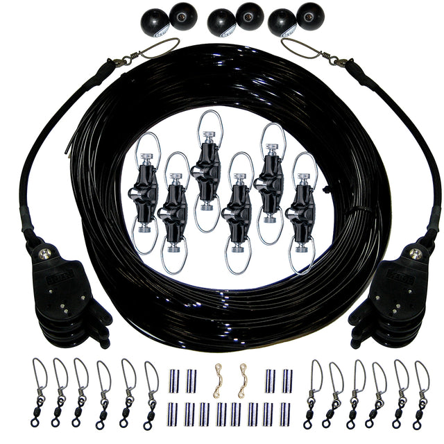 Rupp Triple Rigging Kit WLokUps  NokOuts  460 Black Mono Cord CA0160MO