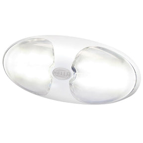 Hella Marine DuraLED 12 InteriorExterior Lamp wSwitch  White LED  White Housing 980704001
