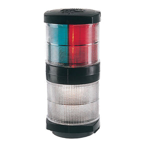 Hella Marine TriColor Navigation LightAnchor Navigation Lamp Incandescent  2nm  Black Housing  12V 002984601