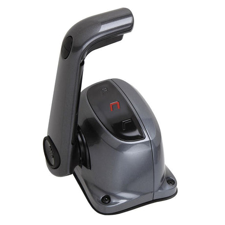 UflexSingle Lever Top Mount Control wNeutral Lock  Trim Switch  Black B501BTL